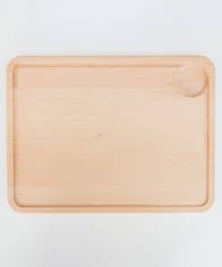 Snijplank Tapasplank Large beuk met groef 395x295mm
