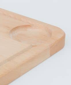 Alternative view of Snijplank Tapasplank Large beuk met groef 395x295mm