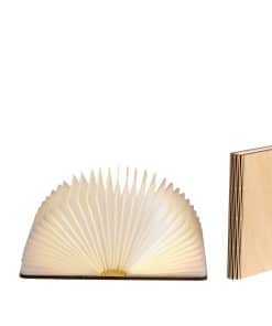 Boek Lamp Esdoorn Bruin Medium