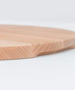 Alternative view of Plank rond voor Pizza met pizza snijlijnen beuk 400mm