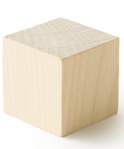 Houten blok met eigen ontwerp